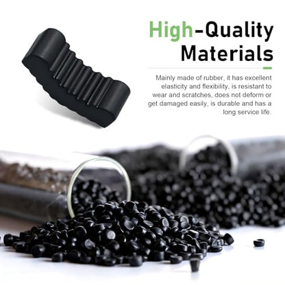 2 PCS 2-3 Ton Jack Stand Pads for Car, Anti-Slip Rubber Floor Jack Pad, Load-Bearing, Universal for Most Cars, Trucks, SUVs (Black) - color: 3 Ton #Black