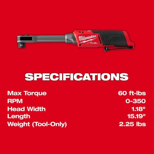 Milwaukee M12 FUEL INSIDER Extended Reach Box Ratchet (Bare Tool)