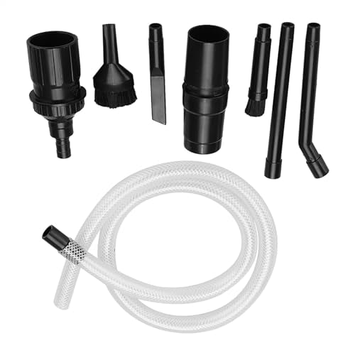 Micro Cleaning Kit, 9Pcs 32mm 28mm Vacuum Cleaners Mini Micro Tool Car Vehicle Cleaning Kit Universal Vacuum Cleaner Attachments for Car Home Workshop Bench