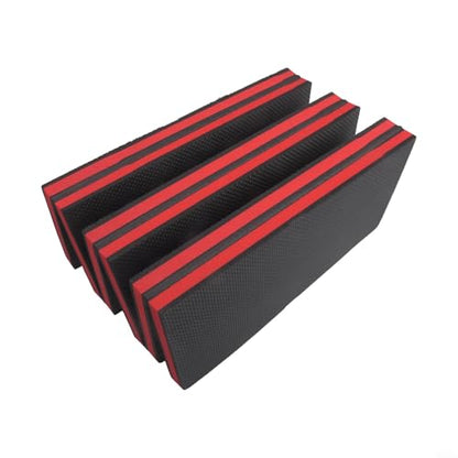 Foldable EVA Kneeling Mat 46x15.7 Inch Car Repair Pad with Handle, 6-Fold Garage Garden Cushion Stool for Auto Mechanic Work