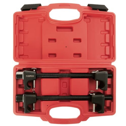 Coil Spring Compressor Tool 2pc Macpherson Strut Spring Compressor Tool for Suspension Work for 1/2" Square Drive, 7/8'' (22mm) Hex Socket
