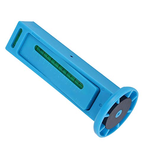 4 Wheel Positioning Magnetic Level Gauge, Wheel Alignment Tool with Camber Castor Adjustment, Magnetic Gauge for Brake Disc Alignment on Cars and Trucks (Blue) - color: Blue