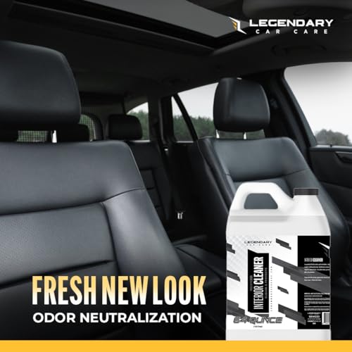 Legendary Interior Cleaner 64oz (Half Gal.) - All Purpose Interior Detailer & Carpet Cleaner for Cars - Safe on Leather, Plastic, Vinyl, Upholstery & Dashboard - UV Protectant - Tough on Stains & Dirt - size: 64 Fl Oz (Pack of 1)