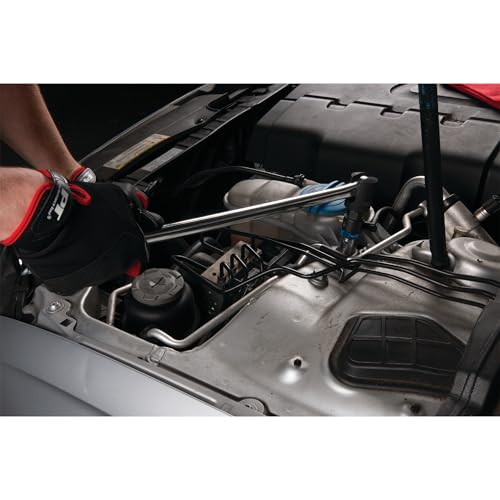 Performance Tool W32137 1/2-Inch Drive Ratcheting Breaker Bar Adapter - Converts Breaker Bar or Sliding T-Handle into Ratchet - Reversible Ratcheting Mechanism with Anodized Switch Collar - style: 1/2" DR Ratcheting Adapter