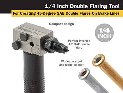 Titan 51515 1/4-Inch Double Flaring Tool - size: 1/4-Inch Flaring Tool