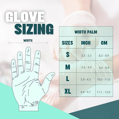 London Labs Medical Clear Vinyl Gloves Powder Free & Latex Free, Disposable, Food Safe - size: Small, style: 200 Count