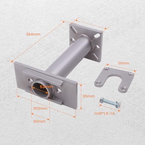 maXpeedingrods Rear Axle Bearing Puller and ABS Tone Ring Tool for Toyota 4Runner 1984-2002, Tacoma 1995-2018, Hilux 2004-2012, T100 1992-1997 with 40mm Bearing Driver - color: Silver