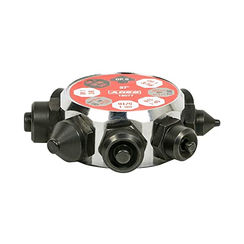 ARES 18077 – 37 Degree Professional Flare Die Set – for Use with Professional Brake Line Flaring Tools – Use with Flaring Tool to Form Flares in Steel, Stainless Steel, Copper, and Aluminum Tubing - size: 37 Degree Tubing Flaring Die Set