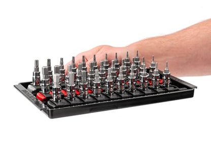 TEKTON Hex and Torx Bit Socket Set, 31-Piece | SHB90204