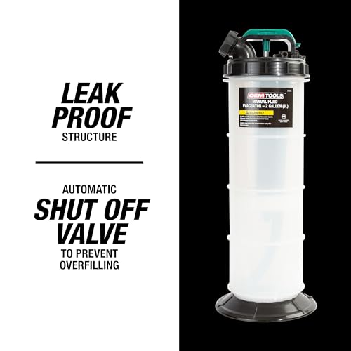 OEMTOOLS Manual Fluid Extractor Pump, 8L Oil Extractor Pump, 5ft Hose - size: 8.0 Liter