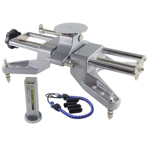 Wheel Clamp & Magnetic Adapter Fits 11-25 Inch Rims, Wheel Alignment Tool Kit for Precisely Measure and Adjust The Camber and Caster Angles