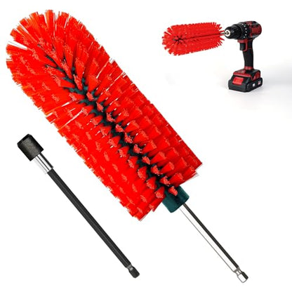 Wheel Brush, Soft Drill Wheel Cleaner Brush, Highly Dense and Durable Rim Cleaner Brush for Wheels, Rims, Engines, Exhaust,Motorcycles