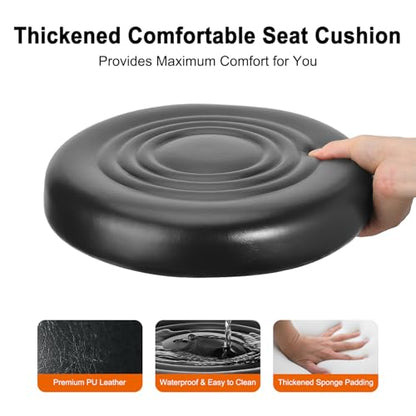 JOSTZHXIN Low Height Rolling Stool Height Adjustable Low Roller Seat, Swivel Small Chair Mechanic Stool, Short Stools for Home Office Garage Shop (Style 1) - style: style 1