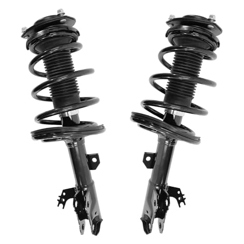 Detroit Axle - 2 Front Struts for 2013-2018 Toyota Avalon, 2014 2015 2016 2017 Quick Complete Struts with Coil Spring Assembly Replacement Suspension - size: 13281_13282/PAIR