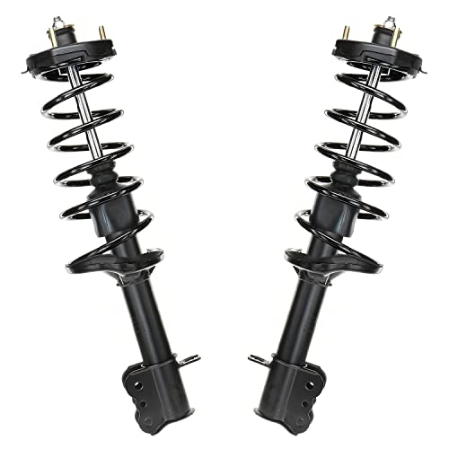 Detroit Axle - Front and Rear 4pc Struts for 2002-2003 Mazda Protege5, 4 | Struts & Coil Spring Replacement Suspension Kit - size: 4Q50065/ 4 Struts