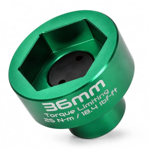 2 Stage 36mm Torque Limiting Oil Filter Wrench, Green, 6061-T6 Aluminum - size: 36mm