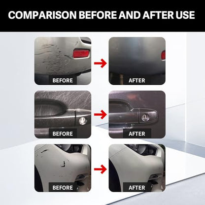 Scratch Remover for Vehicles - Car Paint Scratch Remover with Sponge & Wipe, Car Scratch Repair Kit for All Color, Auto Detailing Polish for Light to Deep Scratches (2PCS)