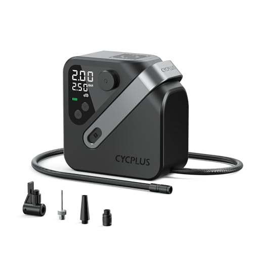 CYCPLUS AL7 Tire Inflator Portable Air Compressor for Trucks & Pickups – 4X Faster High-Powered Tire Inflator, Portable Design for Heavy-duty Vehicle & Inflatables, Dual-Use Type