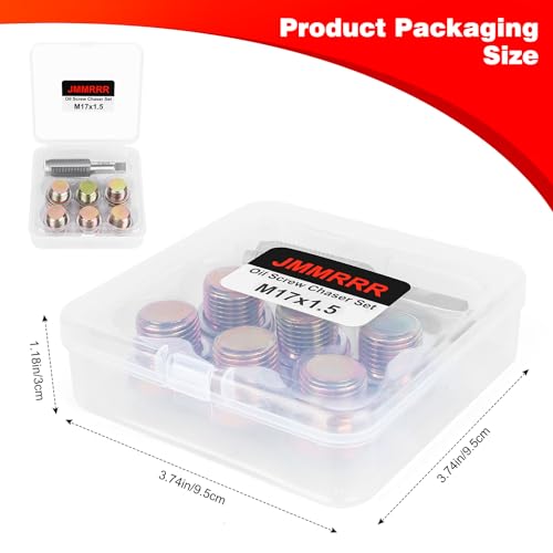 Oil Drain Plug Tap Thread Repair M17x1.5MM Oil Pan Screws Rethread | Oil Drain Plug Thread Repair Tool Kit Oil Pan Screws Rethread Tool - size: M17 X 1.5MM