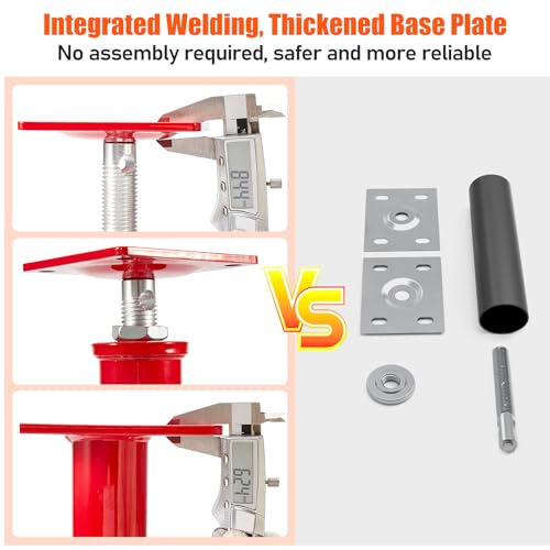 4 Pack House Jacks for Leveling Crawlspace, 7" - 11" Height Range, 11023 lbs Max Load Capacity, House Floor Jacks Post Pole for Leveling - size: 7" - 11" (4 Pack)