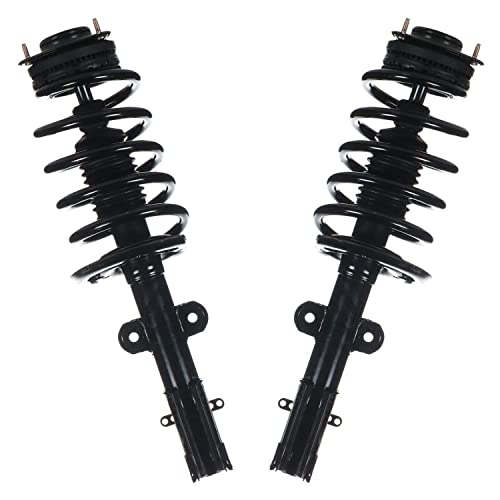 Detroit Axle - 4pc Struts Shocks for 2013-2016 Chrysler Town & Country 2012-2018 Dodge Grand Caravan 2012-2015 Ram C/V, 2 Rear Shock Absorbers 2 Front Struts & Coil Spring Replacement Suspension Kit - size: 4AQ47173/Shock Kit