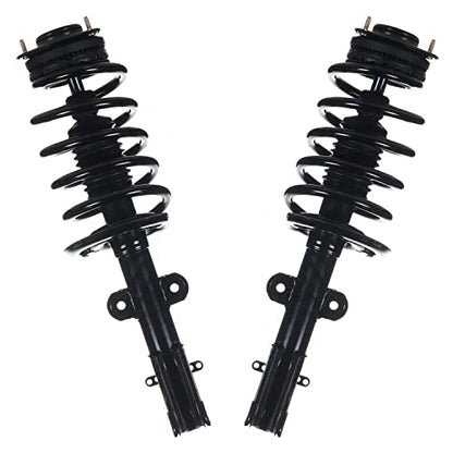 Detroit Axle - 4pc Front Struts Kit for 13-16 Chrysler Town & Country 12-18 | Dodge Grand Caravan 12-15 Ram C/V, Sway Bar End Links Struts & Coil Spring Assembly Replacement Suspension Struts Shocks - size: 4QS47174/ sway kit