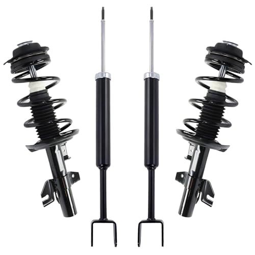 Detroit Axle - Front Struts w/Coil Springs Rear Shock Absorbers Replacement for 2013-2016 Dodge Dart Limited - 4pc Set - size: 4AQ47194/Shock Kit