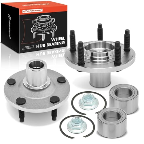 A-Premium 2 X Front Wheel Bearing and Wheel Hub Kit Compatible with Ford Escape 2001-2012 & Mazda Tribute 2001-2006/2008-2011 & Mercury Mariner 2005-2011