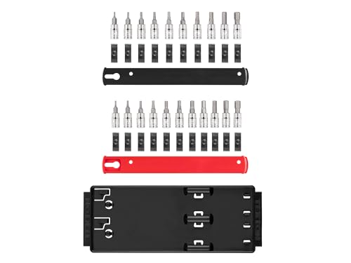 TEKTON Hex Bit Socket Set, 21-Piece | SHB90203 - size: 21-Piece (5/64-5/16 in., 2-8 mm)