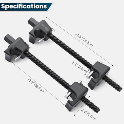 ATPEAM Macpherson Strut Spring Compressor 2pc Heavy Duty Coil Spring Compressor Strut Remover Installer Tool 7/8in Socket 1/2in Drive