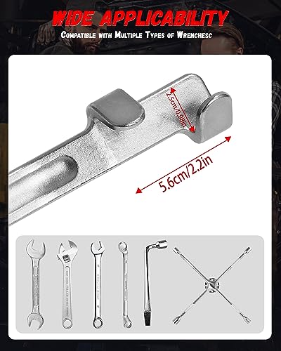 QUICKWOLF Wrench Extender Tool and Wrench Extender Tool Bar, Universal Wrench Extension Tool for Mechanics and Automotive Repairs with 1/2 Inch Hole