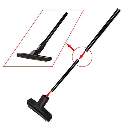 8 Pack Vacuum Attachments for Shop Vac Accessories 1 1/4" | 2 Vacuum Extension Wand, 1 1/4 inch (32 mm) & 1 3/8 inch (35 mm) Vacuum Hose Adapter, Vacuum Cleaner Accessories Brush Kit