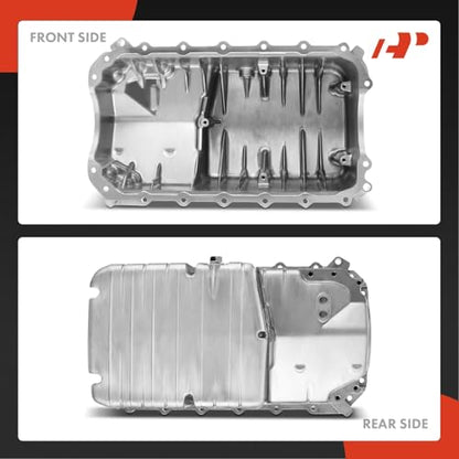 A-Premium Engine Oil Pan Sump with Drain Plug Compatible with Honda Civic 2001 2002 2003 2004 2005 L4 1.7L | Compatible with Honda Civic 2001 2002 2003 2004 2005 L4 1.7L, Reliable Oil Storage, Perfect Seal