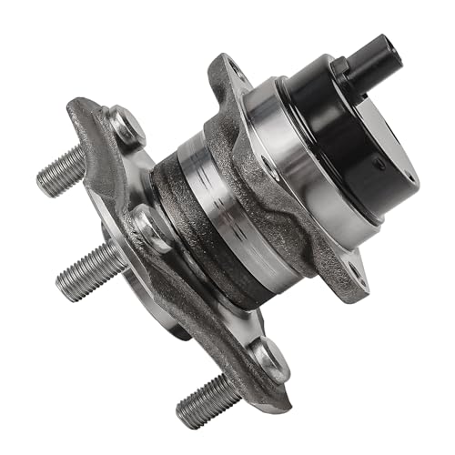 Detroit Axle - Pair Rear Wheel Bearing and Hubs Assembly for 2000-2005 Toyota Echo, 2004-2006 Scion xB xA, 4 Lugs w/ABS - style: 512209 x2/Pair