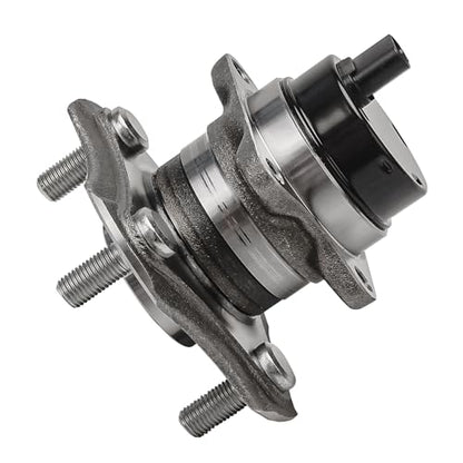 Detroit Axle - Pair Rear Wheel Bearing and Hubs Assembly for 2000-2005 Toyota Echo, 2004-2006 Scion xB xA, 4 Lugs w/ABS - style: 512209 x2/Pair