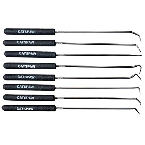 Mayhew Tools 17990 Hook & Pick Set,9-3/4” Long, 8-Piece, multi, one size