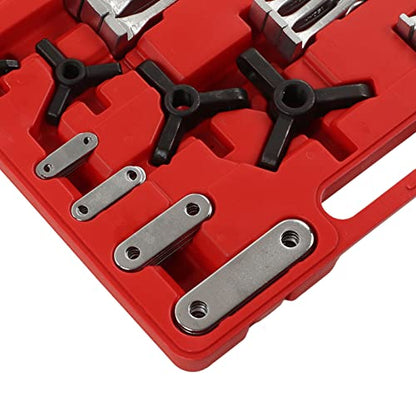 72pcs Professional Gear Hub Puller Bearing Separator Set Universal Auto Repair Tool Kit for Removal of Gears Hubs Bearings Pulleys Sprockets Made of CRV Material with Plastic