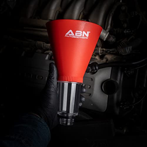 ABN Automotive Funnel - Engine Oil Funnel Compatible with Subaru for Use as Oil Change Funnel with No Spill with Adapter - size: Subaru