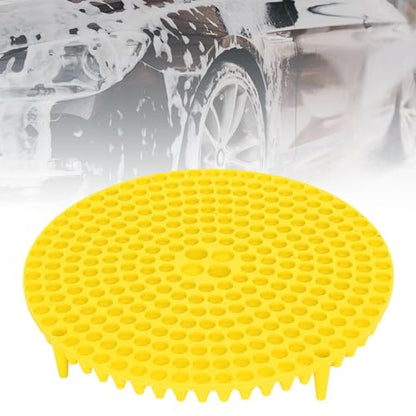Premium Car Wash Bucket Insert for Vehicle Cleaning, Yellow - color: Yellow