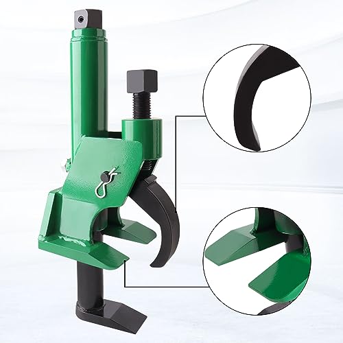 Manual Tire Bead Breaker, Adjustable Hammer Tires Changer Fit for 38 and 42 inches Tire Operation, ATV, Golf Cart, Tractors, Trucks, Heavy Duty Tires Repair (Green(Manual)) - color: Green(Manual)