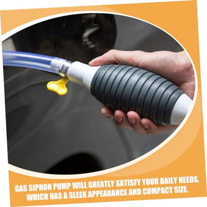 Transfer Pump Kit Manual Siphon Pump for Oil Gas Flexible Hose Construction for Automotive Use Versatile Fluid Extractor for Cars Trucks More