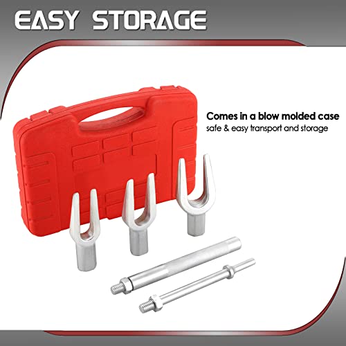 ATP 5PCS Pickle Fork Ball Joint Separator Set Tie Rod/Ball Joint Separator Kit for Separating Ball Joints Tie Rods Pitman Arms