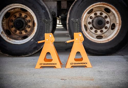GEARWRENCH 12 Ton Ratcheting Jack Stands - Pack of 2 | GWJS12T - style: 12 Ton