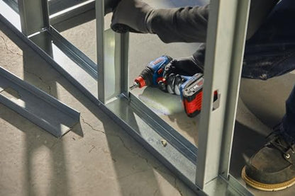 Bosch GDX18V-1860CN 18V Connected-Ready Two-In-One 1/4 In. and 1/2 In. Bit/Socket Impact Driver/Wrench (Bare Tool) | 1, 860 In-Lb Torque, 1/4 in Hex and 1/2 in Square Drive, Brushless Motor, 3-Speed Plus Advanced Modes, Connected-Ready - style: Industrial