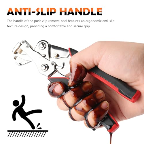 2026 New Car Clip Pliers and Disassembly Tools,Stainless Steel Spring Loaded Clip Removal Pliers,Universal Clips Removal Tool for Car Interior Panel Bumper Door Clips Rivets