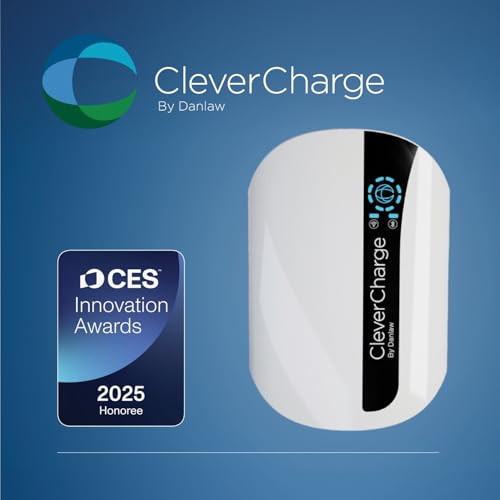 CleverCharge Automatic Cable Retractor; CR-111A - Wall-Mounted Cable Management System, Compatible with J3400 (NACS) & J1772 Level 2 EV Chargers Using 16-22mm (0.63-0.90") Diameter Charging Cables - size: Cable Retractor
