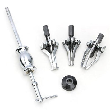 3 Jaw Gear Bearing Slide Puller Set Pulling Out Gears Bearings Tool Set Universal Internal External Gear Pulley Puller Metal Material Portable
