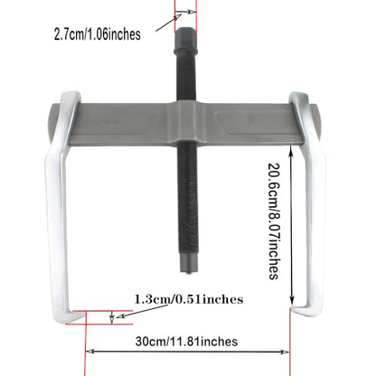 14 Inch 2-Jaw Gear Puller, 2 Jaw Bearing Puller CR-V Gears Puller, Removal Adjustable Tool for External Internal Pulling, Puller Tool Separate Lifting Device - size: 14inches