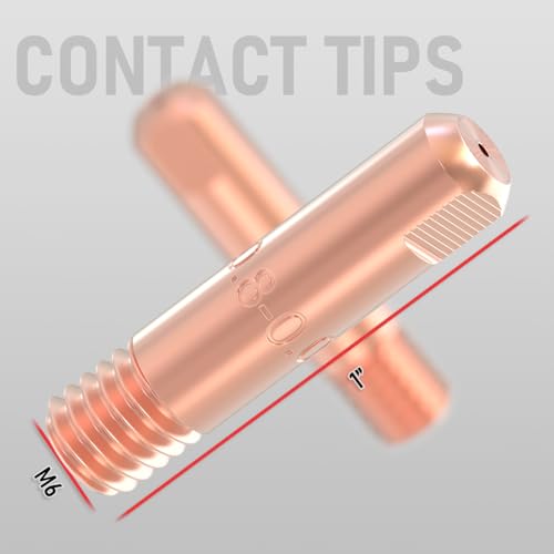 YESWELDER Flux Core Welding Torch Accessories Kit 24Pcs | compatibility with 14AK welding gun, straightforward replacement, easy setup - size: .030" 24pcs Kit