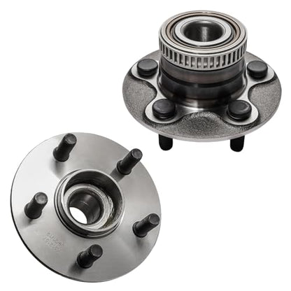 Detroit Axle - 2 Rear Wheel Bearing Hubs for Chrysler PT Cruiser Dodge SX 2.0 Plymouth Neon, Wheel Hub Bearings Assembly Set Replacement, Pair Hubs - style: 512167 x2/Pair